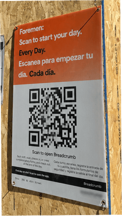 Foreman QR Code Poster
