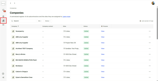 sync result